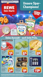 Aktueller REWE Prospekt mit Gemüse, "Dein Markt", Seite 1