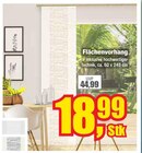 wohnen & sparen Stelter Warendorf - Flächenvorhang Angebot im Prospekt Flächenvorhang bei wohnen & sparen Stelter im Warendorf Prospekt für 18,99 €