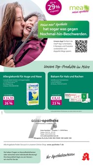 mea - meine apotheke Prospekt der Woche "Unsere März-Angebote" Seite 1, 01.03.2026 bis 31.03.2026 für Mainz Aktueller mea - meine apotheke Prospekt "Unsere März-Angebote" Seite 1 von 4 Seiten für Mainz