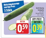 EDEKA Bernsbach - Salatgurke Angebot im Prospekt Salatgurke bei EDEKA im Bernsbach Prospekt für 0,39 €