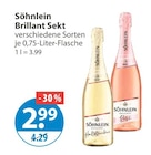 Sekt im V-Markt Prospekt Brillant Sekt von Söhnlein im aktuellen V-Markt Prospekt für 2,99 €