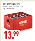 KÖLSCH im Angebot bei Marktkauf in Köln KÖLSCH Angebote von RUT WIESS bei Marktkauf Köln für 13,99 €
