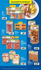 Würstchen im Lidl Prospekt in Heidelberg Aktueller Lidl Prospekt mit Würstchen, "LIDL LOHNT SICH", Seite 9