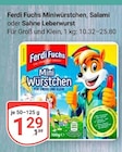 Miniwürstchen, Salami oder Sahne Leberwurst im Angebot bei GLOBUS in Duisburg Miniwürstchen, Salami oder Sahne Leberwurst Angebote von Ferdi Fuchs bei GLOBUS Duisburg für 1,29 €