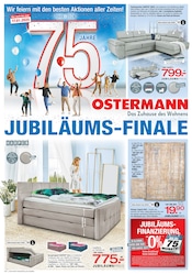 Aktueller Ostermann Möbel & Einrichtung Prospekt in Hattingen und Umgebung, "75 Jahre OSTERMANN - JUBILÄUMS-FINALE" mit 12 Seiten, 11.01.2025 - 17.01.2025