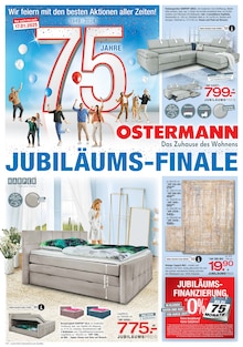 Ostermann Prospekt 75 Jahre OSTERMANN - JUBILÄUMS-FINALE mit 12 Seiten