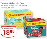 Windeln im Angebot bei GLOBUS in Hofheim Windeln Angebote von Pampers bei GLOBUS Hofheim für 18,88 €