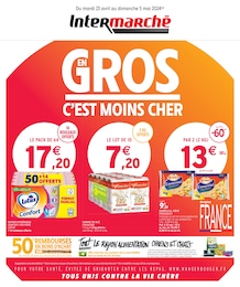 Prospectus Intermarché à Puy-Saint-Bonnet, "EN GROS C'EST MOINS CHER", 24 pages, 23/04/2024 - 05/05/2024