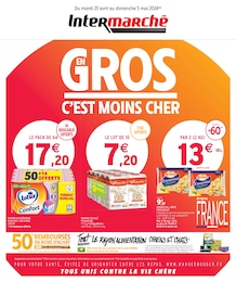 Prospectus Intermarché, "EN GROS C'EST MOINS CHER",  pages, 23/04/2024 - 05/05/2024