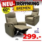 Seats and Sofas Remscheid - Nixon Sessel Angebot im Prospekt Nixon Sessel bei Seats and Sofas im Remscheid Prospekt für 299,00 €