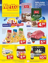 Aktueller Netto Marken-Discount Prospekt, "Aktuelle Angebote", mit Angeboten der Woche, gültig von 06.01.2025 bis 06.01.2025