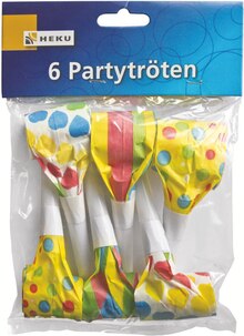 Dekoration im aktuellen Zimmermann Prospekt Partytröten für 0,59 € bei Zimmermann im Angebot