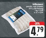 EDEKA Mildenau - Grillbratwurst Angebot im Prospekt Grillbratwurst bei EDEKA im Mildenau Prospekt für 4,79 €