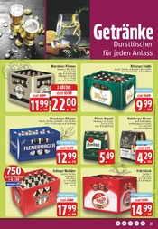 Bier im EDEKA Prospekt in Geilenkirchen Aktueller EDEKA Prospekt mit Bier, "Aktuelle Angebote", Seite 23