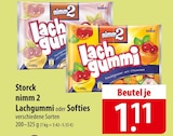 Storck nimm 2 Lachgummi oder Softies bei famila Nordost im Lütjenburg Prospekt für 1,11 €