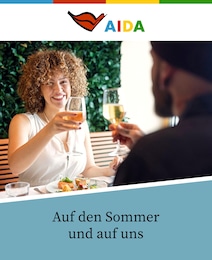 Reise Prospekt von AIDA in Pfullingen Aktueller AIDA Reise Prospekt für Pfullingen: Auf den Sommer und auf uns mit 1} Seite, 01.08.2025 - 31.08.2025