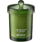 Duftkerze im Glas Cedarwood & Vetiver, dunkelgrün (240 g) im dm-drogerie markt Prospekt Duftkerze im Glas Cedarwood & Vetiver, dunkelgrün (240 g) von dm home im aktuellen dm-drogerie markt Prospekt für 7,95 €