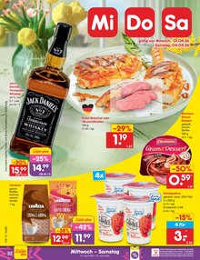 Jack Daniels im Netto Marken-Discount Prospekt "Aktuelle Angebote" mit 62 Seiten (Freiberg)
