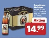 Weissbier Angebote von Franziskaner bei combi Lingen für 14,99 €
