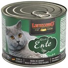 Katzennassfutter Ente im Angebot bei REWE in Elmshorn Katzennassfutter Ente Angebote von Leonardo bei REWE Elmshorn für 1,39 €