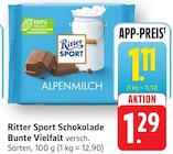 EDEKA - Schokolade Bunte Vielfalt Angebot im Prospekt Schokolade Bunte Vielfalt bei EDEKA im Prospekt "" für 1,11 €