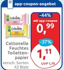 Feuchtes Toilettenpapier von Cottonelle im aktuellen budni Prospekt