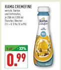 Cremefine im Angebot bei Marktkauf in Hagen Cremefine Angebote von Rama bei Marktkauf Hagen für 0,99 €