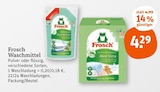 Waschmittel von Frosch im aktuellen tegut Prospekt für 4,29 €