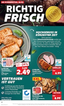 Lachs im Kaufland Prospekt "Aktuelle Angebote" mit 70 Seiten (Ingolstadt)