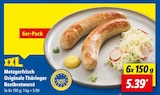 Metzgerfrisch Originale Thüringer Rostbratwurst für 5,39 € bei Lidl im Angebot Metzgerfrisch Originale Thüringer Rostbratwurst im aktuellen Lidl Prospekt