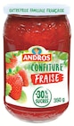 Confiture de fraises allégée - Andros en promo chez Intermarché Hyper Confiture de fraises allégée - Andros dans le catalogue Intermarché Hyper