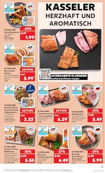 Rollbraten im Kaufland Prospekt "KNÜLLER" mit 56 Seiten (Kassel)