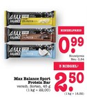 Sport Protein Bar im Angebot bei E center in Mannheim Sport Protein Bar Angebote von Max Balance bei E center Mannheim für 0,99 €