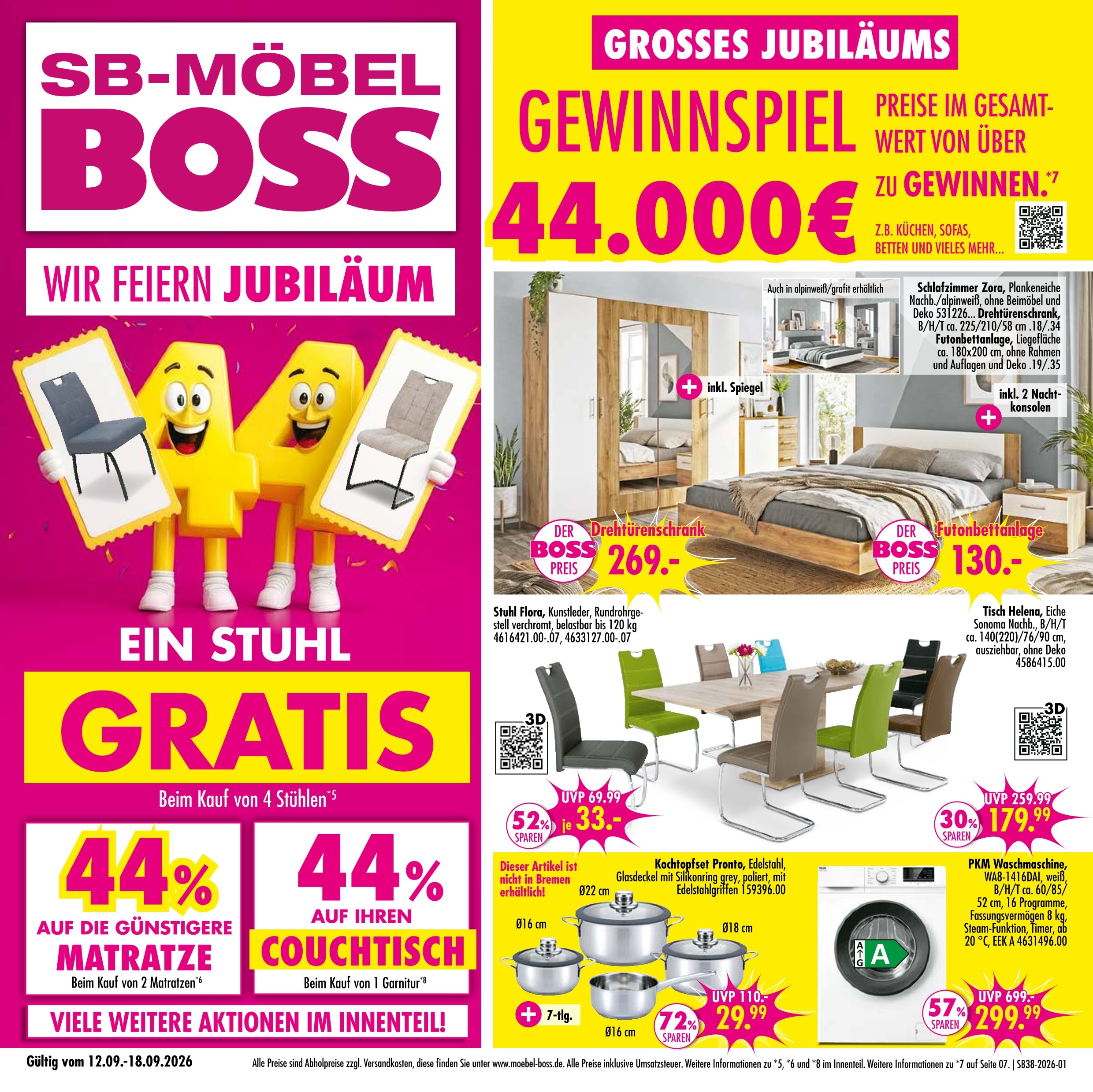 SB Möbel Boss Filialen in Halle
