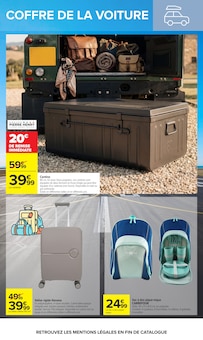 Promotion Valise 4 Roues dans le prospectus Carrefour, valable du 16/06/2026 au 29/06/2026 Promo Valise 4 Roues dans le catalogue Carrefour du moment à la page 13