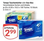 Aktuelles Taschentücher Angebot bei GLOBUS in Koblenz ab 2,99 €