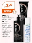 Batiste oder syoss  im aktuellen Müller Prospekt für 3,29 €