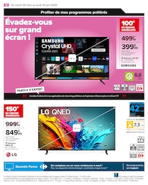 Offre Télévision dans le catalogue Carrefour du moment à la page 14