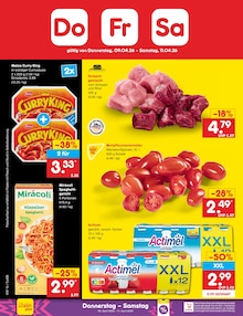 Nudeln im Netto Marken-Discount Prospekt "Aktuelle Angebote" mit 63 Seiten (Leipzig)