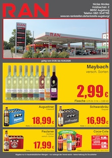 Coca Cola im RAN Prospekt "RAN" mit 2 Seiten (Augsburg)