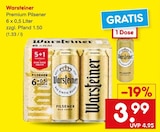 Premium Pilsener bei Netto Marken-Discount im Prospekt "" für 3,99 €