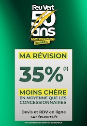 Prospectus Feu Vert "Économisez jusqu'à 120€ sur les grandes marques", 12 pages, 15/06/2022 - 19/07/2022