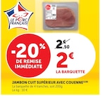 Jambon cuit supérieur avec couenne à 2,00 € dans le catalogue U Express