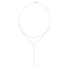 Collier en or jaune et perles de cultures double chaînes dans le catalogue Le Manège à Bijoux