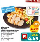 Frisches Hähnchen-Brustfilet Angebote von Mühlenhof Regional bei Penny-Markt Leipzig für 4,79 €