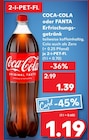 Aktuelles Coca-Cola oder Fanta Erfrischungsgetränk Angebot bei Kaufland in Ansbach ab 1,19 €