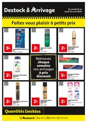 Prospectus Auchan Hypermarché à Libourne, "Faites vous plaisir à petits prix", 2 pages de promos valables du 16/04/2024 au 22/04/2024