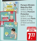 Windeln Baby-Dry Midi oder Premium Protection Angebote von Pampers bei EDEKA Heidelberg für 7,77 €