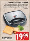 Sandwich-Toaster SA 2969 im Angebot bei E center in Bergkamen Sandwich-Toaster SA 2969 Angebote von SEVERIN bei E center Bergkamen für 19,99 €