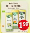 tee im beutel im Erdkorn Biomarkt Prospekt tee im beutel von Lebensbaum im aktuellen Erdkorn Biomarkt Prospekt für 1,99 €